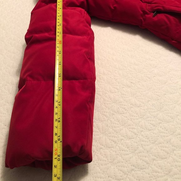 Calvin Klein Faux Fur Trim Hooded Quilted Down Jacket Puffer Parka Coat Women PS - Picture 9 of 10